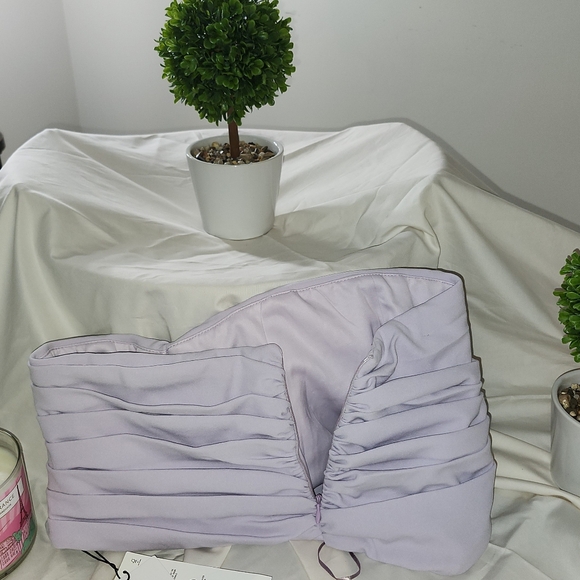 BUSTIER CROP TOP AND SKIRT crop top was $ 39.90 and skirt 49.90 - Picture 12 of 16